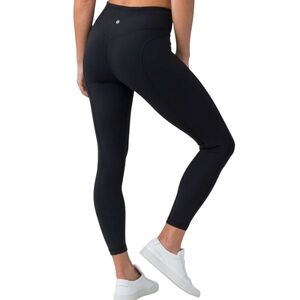 Lululemon Pushing Limits 7/8 Tight (Nulu 25") Black (First Release 6/17) Women 8
